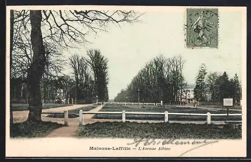 AK Maisons-Laffitte, L`avenue Albine