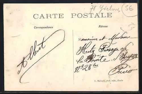 AK Chevreuse, Château de Méridon dans la vallée verdoyante