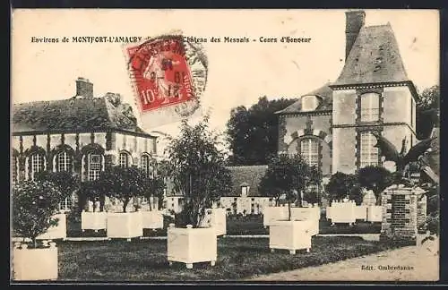 AK Montfort-l`Amaury, Château des Mesnuls, Cour d`honneur