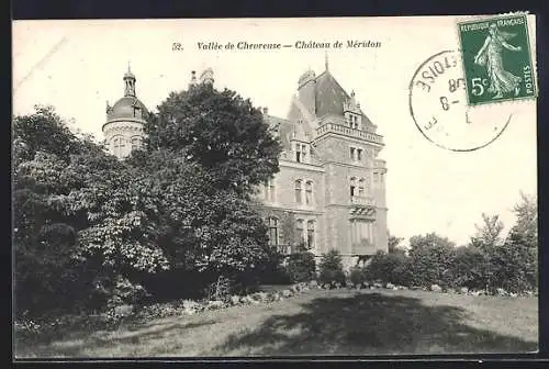 AK Chevreuse, Château de Méridon dans la vallée verdoyante