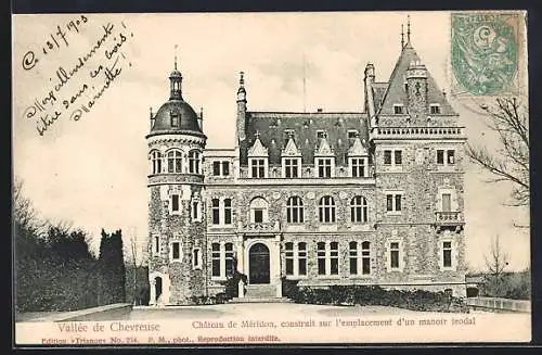 AK Chevreuse, Château de Méridon sur l`emplacement d`un manoir féodal