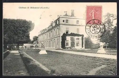 AK Millemont, Château de Millemont et ses jardins élégants