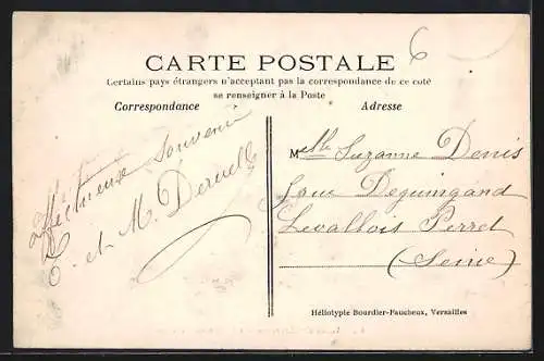 AK Chevreuse, Château de Méridon dans la vallée verdoyante