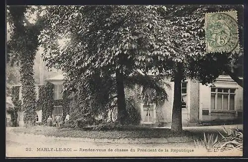 AK Marly-le-Roi, Rendez-vous de chasse du Président de la République