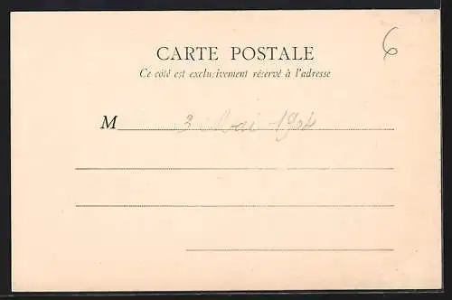 AK Maulé, Porte du Château, vue prise rue d`Agnou