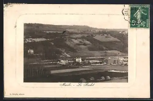 AK Maulé, Le Rudel et paysage vallonné environnant