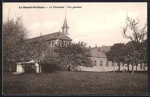 AK Le Mesnil-St-Denis, Le Monastère, Vue générale