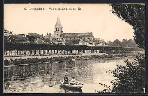 AK Andrésy, Vue générale prise de l`île