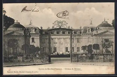 AK Béhoust, Château de Béhoust et portail orné