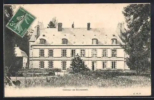 AK Bourdonne, Vue du Château de Bourdonne et jardin environnant