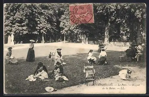 AK Versailles, Le Parc, Bosquet de la Reine