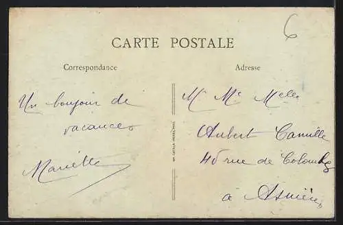 AK Ecquevilly, Les allées du Château d`Ecquevilly
