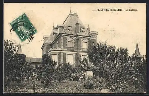 AK Flins-Neuve-Église, Le Château