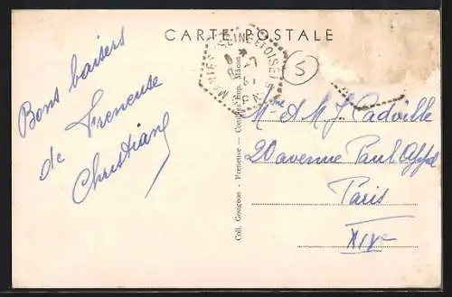 AK Freneuse, Vue générale du village et de la rivière