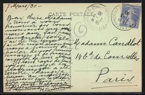 AK Freneuse, Vue générale du village et des collines avoisinantes