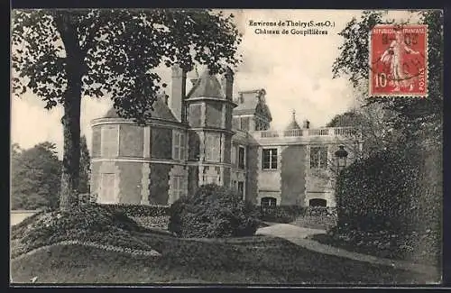AK Thoiry, Château de Goupillières dans un cadre verdoyant