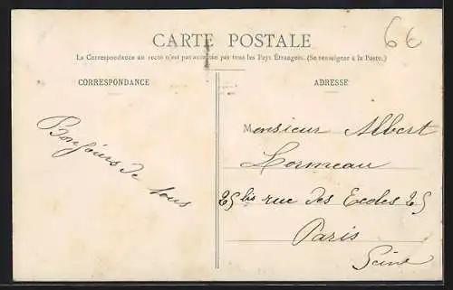 AK Gambais, Château de la Germanie, Le Lac avec barque et pavillon
