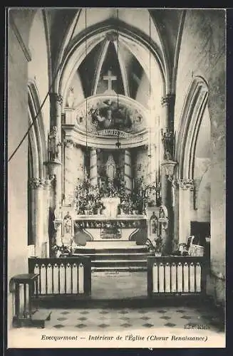 AK Evecquemont, Intérieur de l`Église