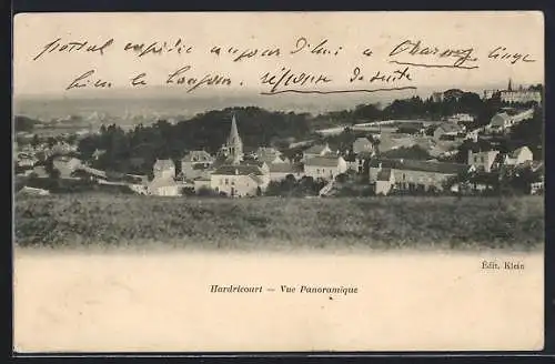 AK Hardricourt, Vue panoramique du village