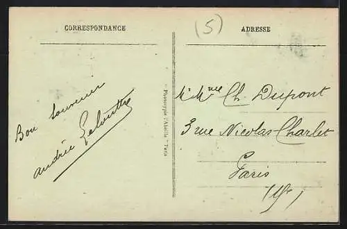 AK Hardricourt, Rue Chanterelle avec vue sur Meulan