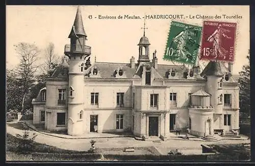 AK Hardricourt, Le Château des Tourelles
