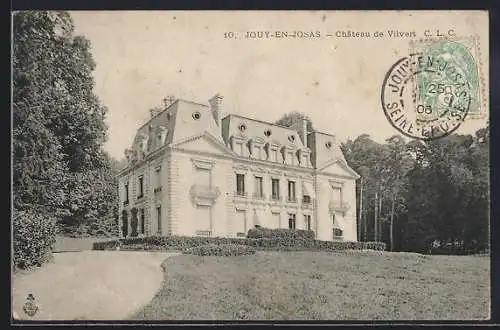 AK Jouy-en-Josas, Château de Vilvert et parc environnant