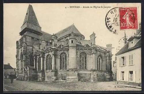 AK Houdan, Abside de l`Église St-Jacques