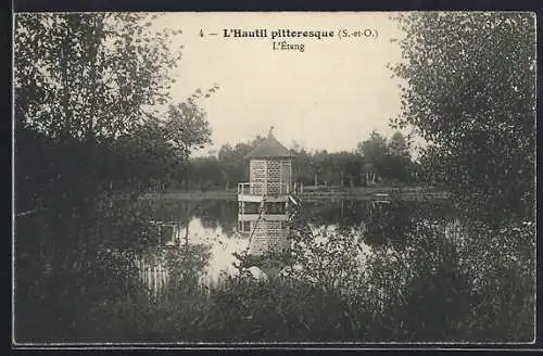 AK L`Hautil, L`Étang pittoresque et son pavillon