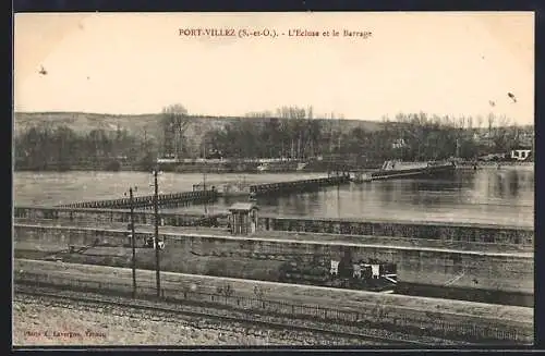 AK Port-Villez, L`Écluse et le barrage