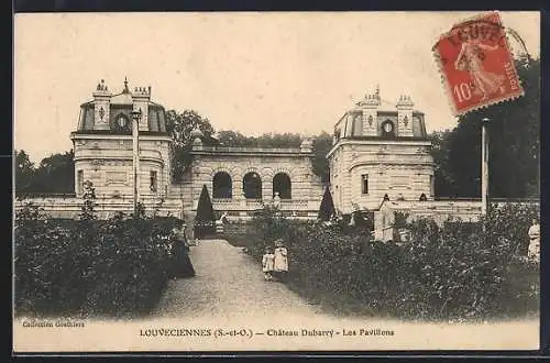 AK Louveciennes, Château Dubarry, Les Pavillons