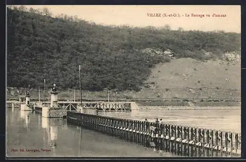 AK Villez, Le Barrage vu d`amont