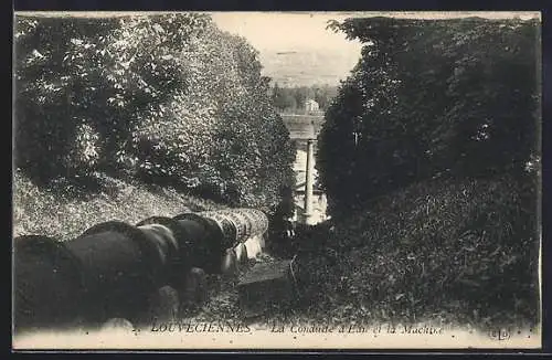 AK Louveciennes, La conduite d`eau et la machine
