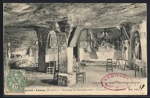 AK Limay, Ermitage de Saint-Sauveur, L`Intérieur de la Chapelle