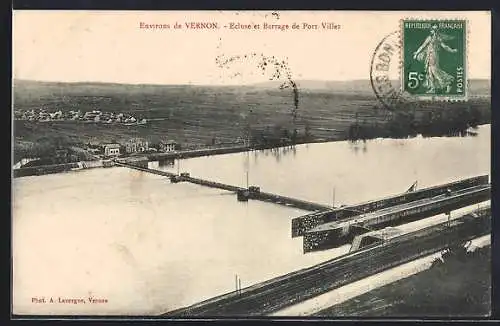 AK Vernon, Écluse et Barrage de Port-Villez