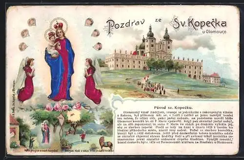 Lithographie Olomouc, Sv. Kopecka u Olomouce, Puvod sv. Kopecku