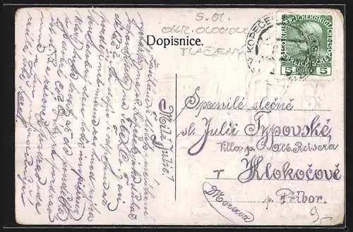 Lithographie Olomouc, Sv. Kopecka u Olomouce, Puvod sv. Kopecku