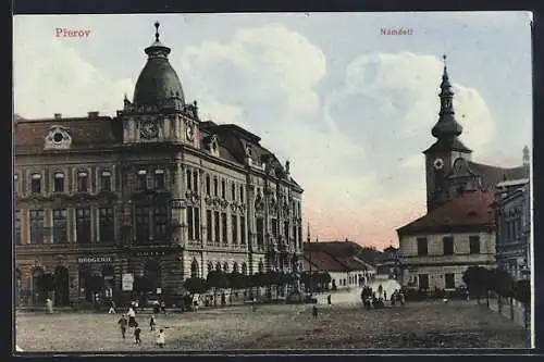 AK Prerov, Namesti, Hotel, Drogerie