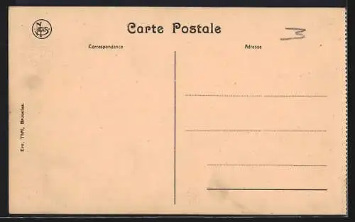 AK Bruxelles, Institut du Dr. Henri Coppez, Avenue de Tervueren, Salle d`opération