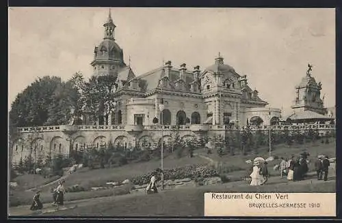 AK Bruxelles, Kermesse 1910, Succursale du Grand Restaurant de la Monnaie