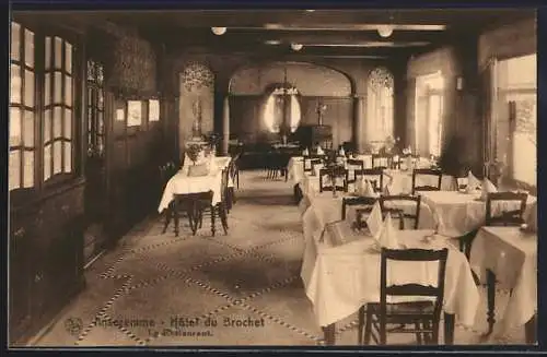 AK Anseremme, Hôtel du Brochet, Le Restaurant