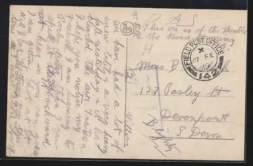 AK Mons, Le Théâtre et la rue de Nimy