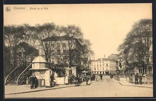 AK Charleroi, Entrée de la Ville