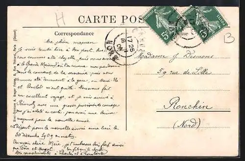 AK Péruwelz-Bonsecours, Institution des Frères Maristes, Un Réfectoire