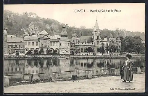 AK Dinant, Hôtel de Ville et la Poste