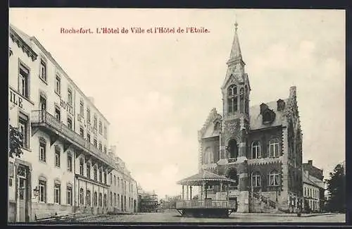 AK Rochefort, L`Hôtel de Ville et l`Hôtel de l`Etoile