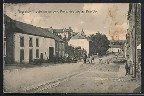 AK Messancy, Route de Longwy, Pens. des Soeurs Francisc