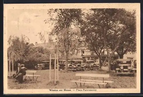 AK Wépion sur Meuse, Place Pairibonnier