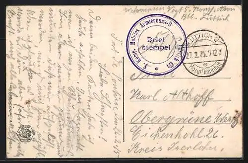 AK Ans, Maison bombardée