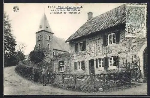 AK Theux-Hodbomont, La chapelle du château et maison du Régisseur