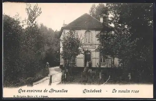 AK Linkebeek /Bruxelles, Le Moulin Rose